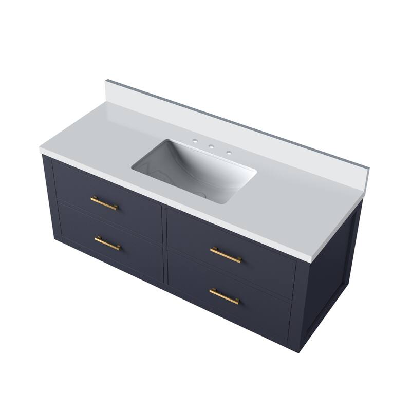 Castor Bath Vanity with Quartz Top and Sink