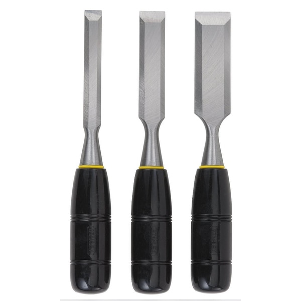 Stanley 16-150 Wood Chisel Set Steel Blade, 3 Piece. Opens flyout.