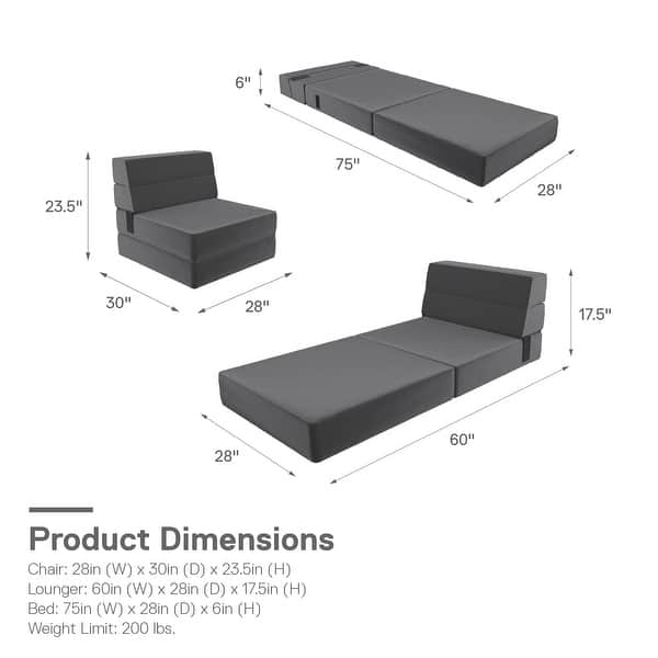 dimension image slide 6 of 8, The Novogratz Flower Modular Chair