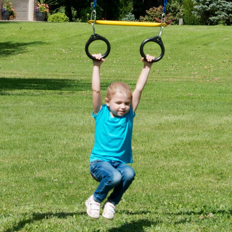 Swing-N-Slide Wrangler Deluxe Swing Set Hardware Kit with 2-Piece Summit Slide (Lumber Not Included)