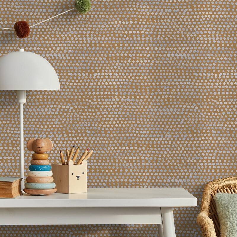 Tempaper Moire Dots Peel and Stick Wallpaper