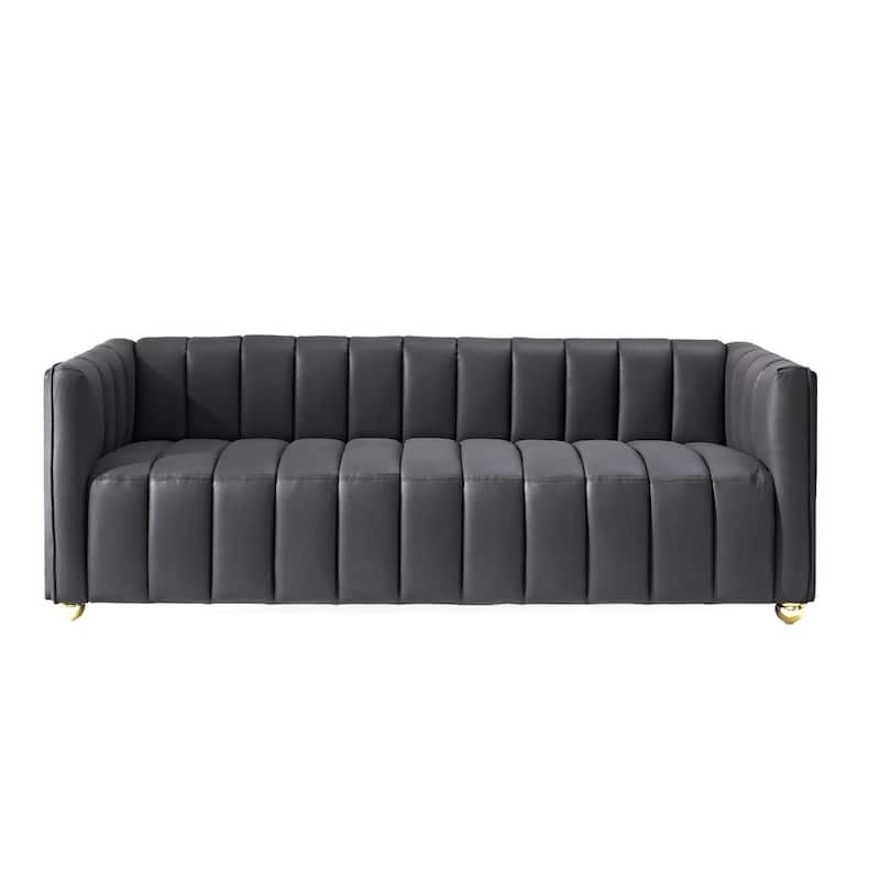 Channel Tufted Glam Indoor Living Room Sofa