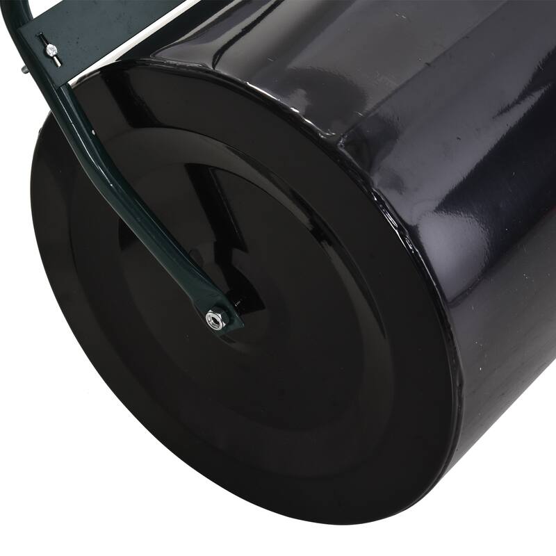 Outsunny 132 lbs. Combination Lawn Roller Push or Tow Filled with Sand or Water, Perfect for the Garden, Backyard