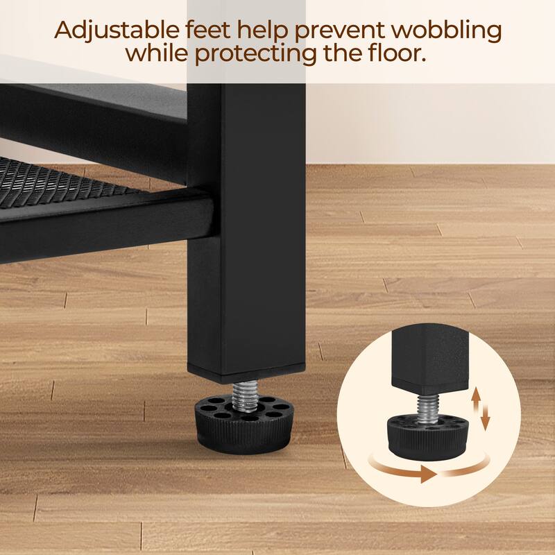 Yaheetech 6-Tier Shoes Rack Shelf Organizer Shoe Rack with Storage Box