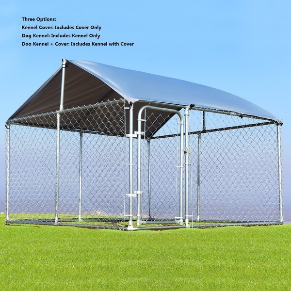 Shop Gymax Large Pet Dog Run House Kennel Shade Cage 7 5 X7 5