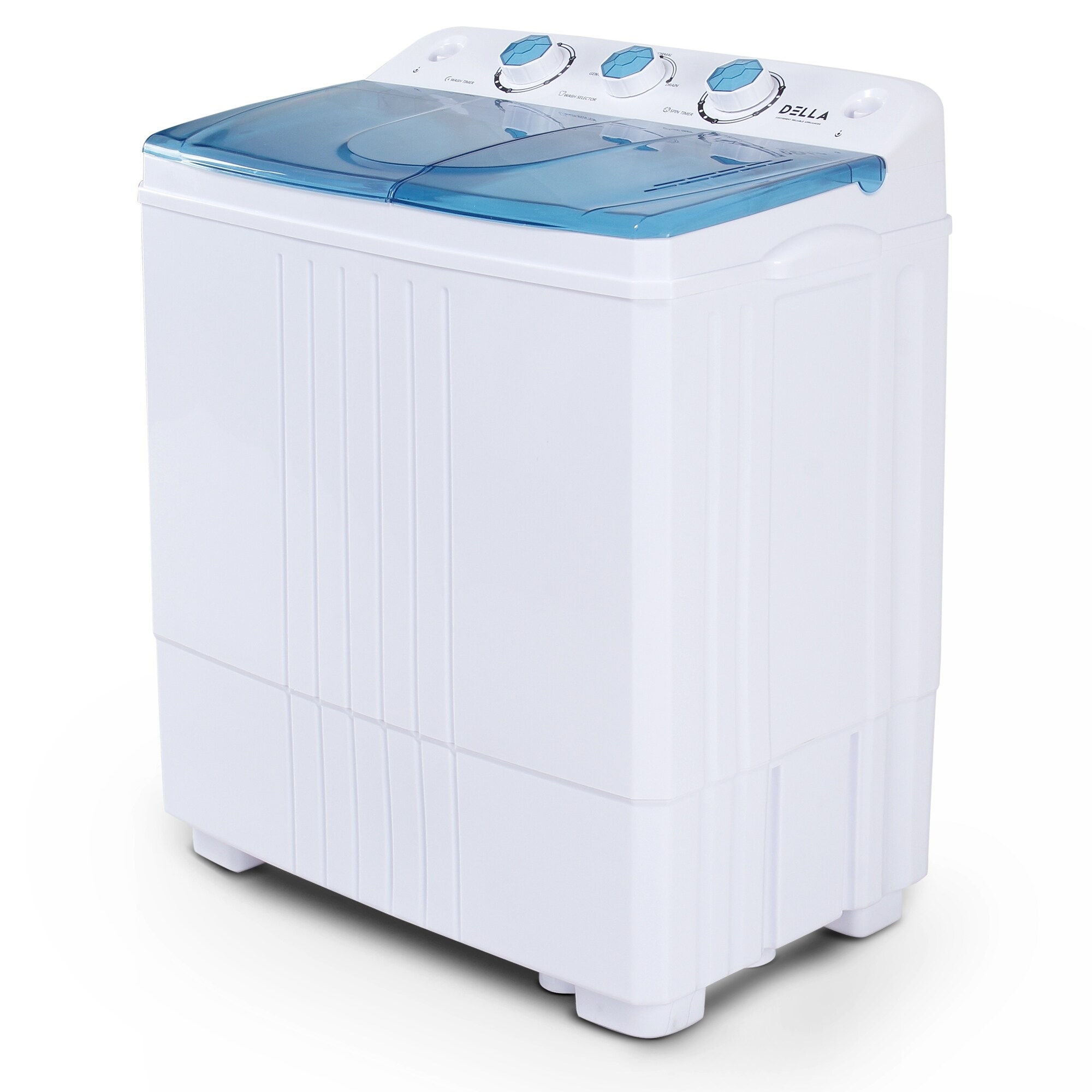 Della small compact portable washing machine 11lbs on sale capacity with spin dryer
