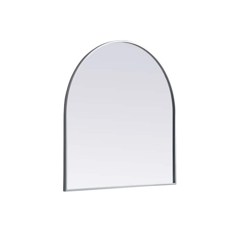 Indigo Home Metal Frame Arch Mirror 36x36 Inch
