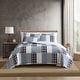 preview thumbnail 1 of 7, Eddie Bauer Camano Island Cotton Reversible Plum Quilt Set