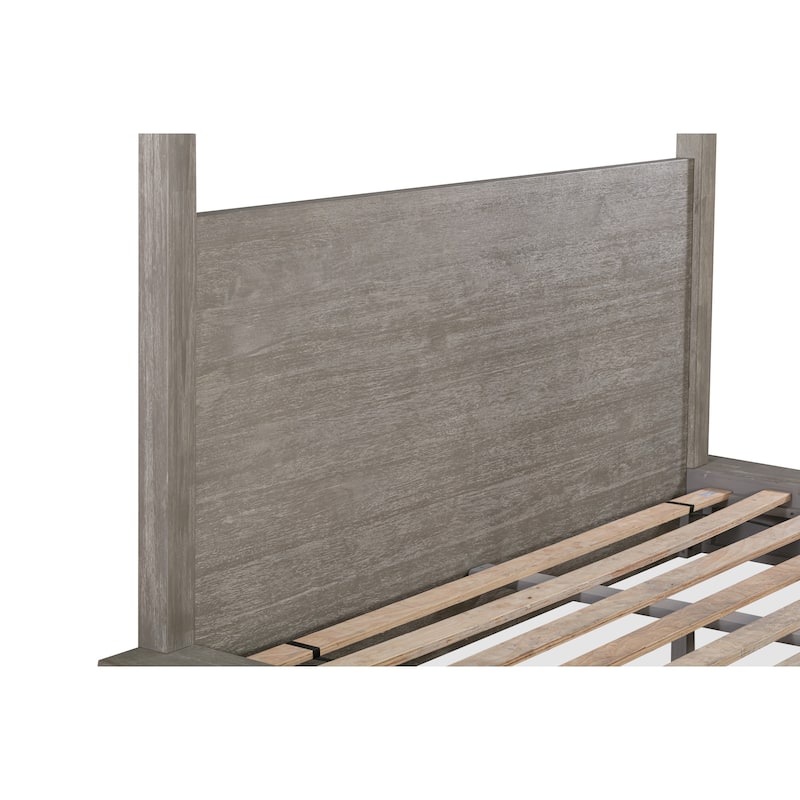 Melbourne Wood Canopy Bed in Mineral