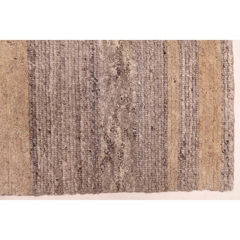 ECARPETGALLERY Hand-knotted Opulence Taupe Wool Rug - 8'5 x 9'11
