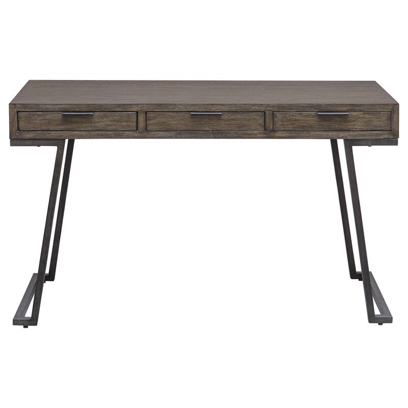 Uttermost Comrade Natural Wood Desk - Light Gray