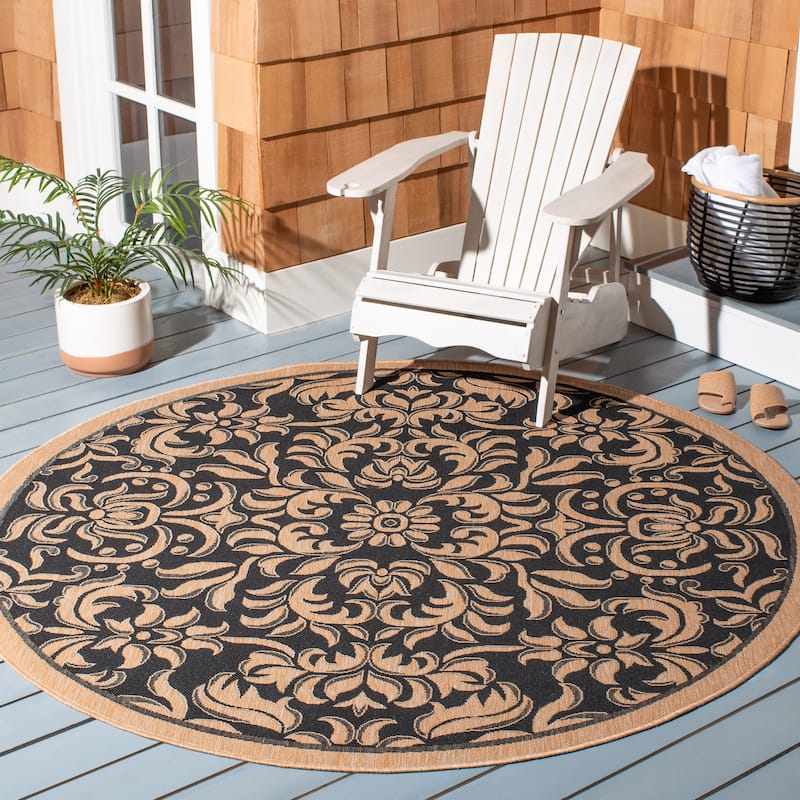 SAFAVIEH, Courtyard Orlanda Indoor/ Outdoor Waterproof Patio Backyard Rug