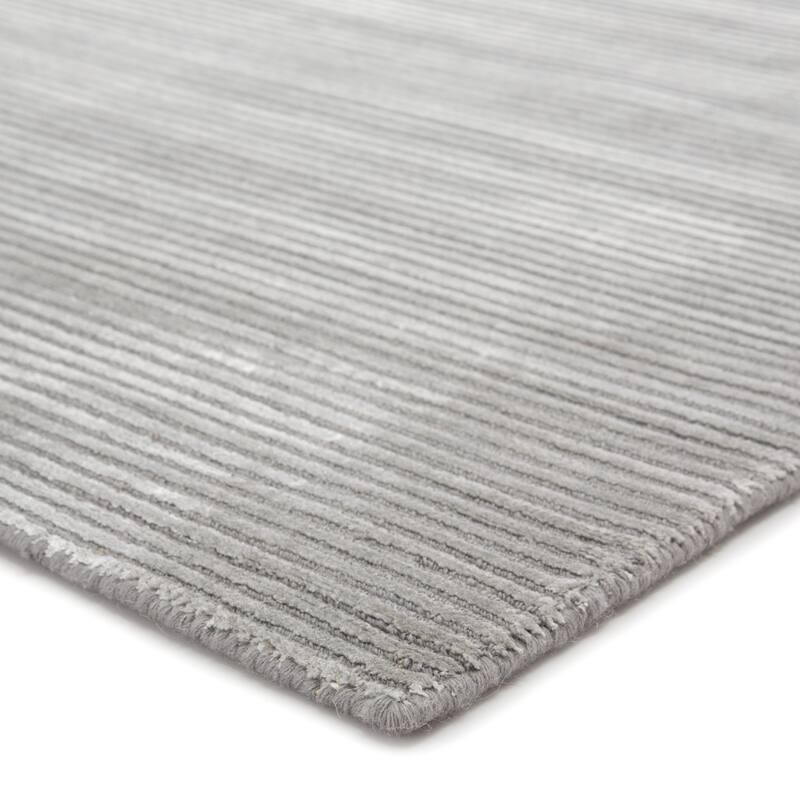 Phase Handmade Solid Color Textured Wool/ Viscose Area Rug