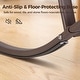 preview thumbnail 9 of 25, Oversized Papasan Rocking Lounge Chair with Footrest, Heavy-Duty 450lbs Metal Frame, Indoor Outdoor Patio Rocker with Cushion