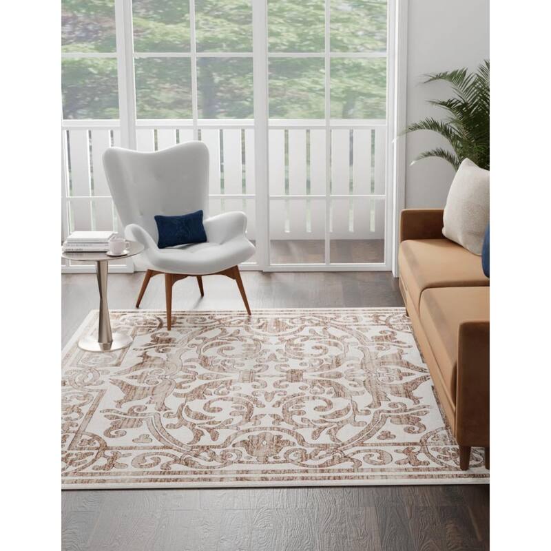 Traditional Wralvale Collection Area Rug