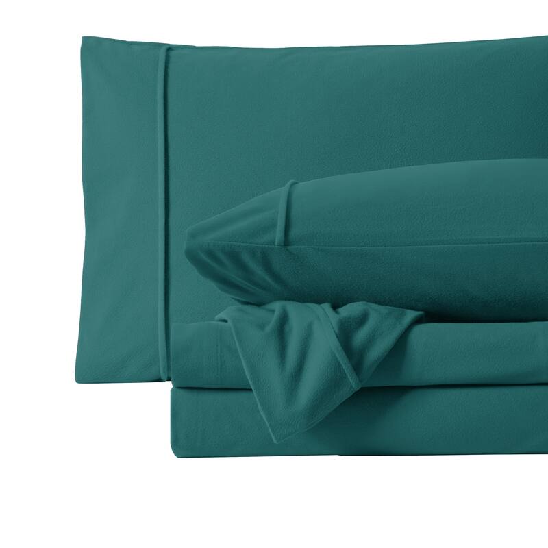 Sweet Home Collection Solid Flannel Sheets Warm and Cozy Extra Deep Pockets