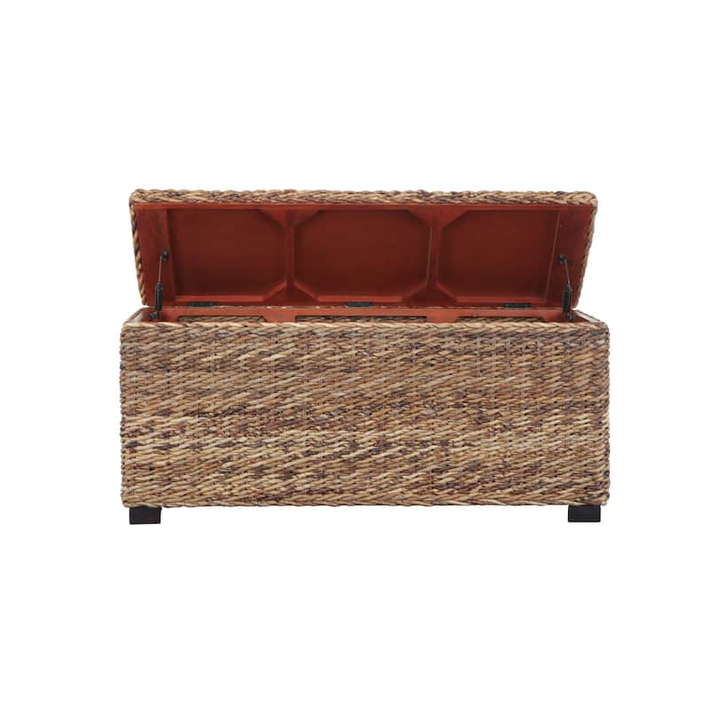 Caswell Woven Banana Leaf Storage Trunk