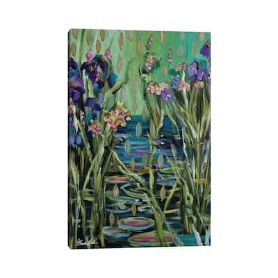 iCanvas "Zen Water Lilies" by Brenda Bush Canvas Print