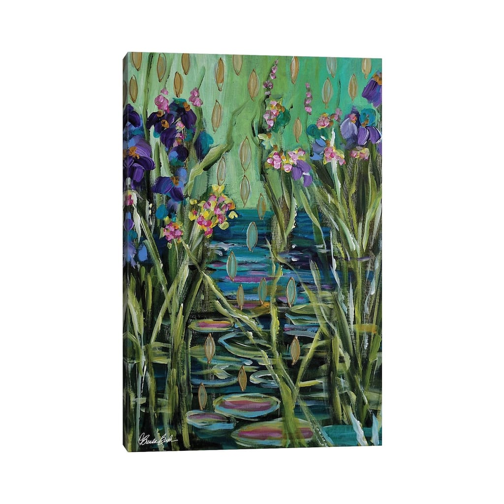 iCanvas "Zen Water Lilies" by Brenda Bush Canvas Print