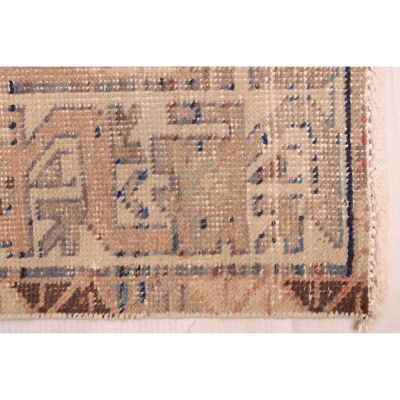 ECARPETGALLERY Hand-knotted Antalya Vintage Copper Wool Rug - 4'8 x 9'4