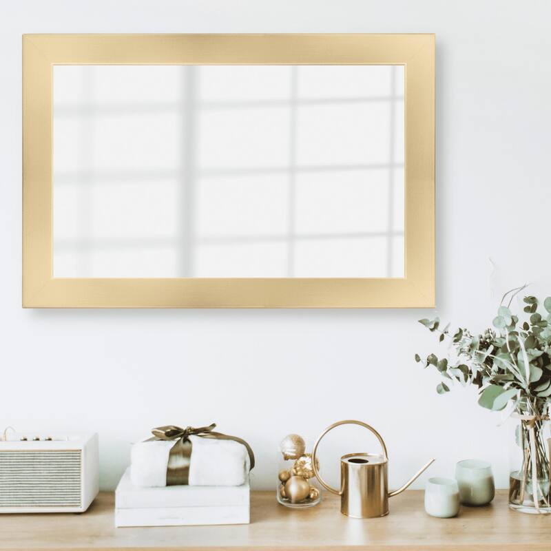 Pendleton Champagne Gold Framed Wall Mirror