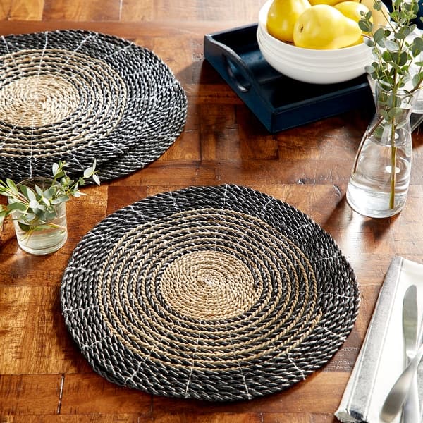 Star Printed Handwoven Placemats (set of 4)