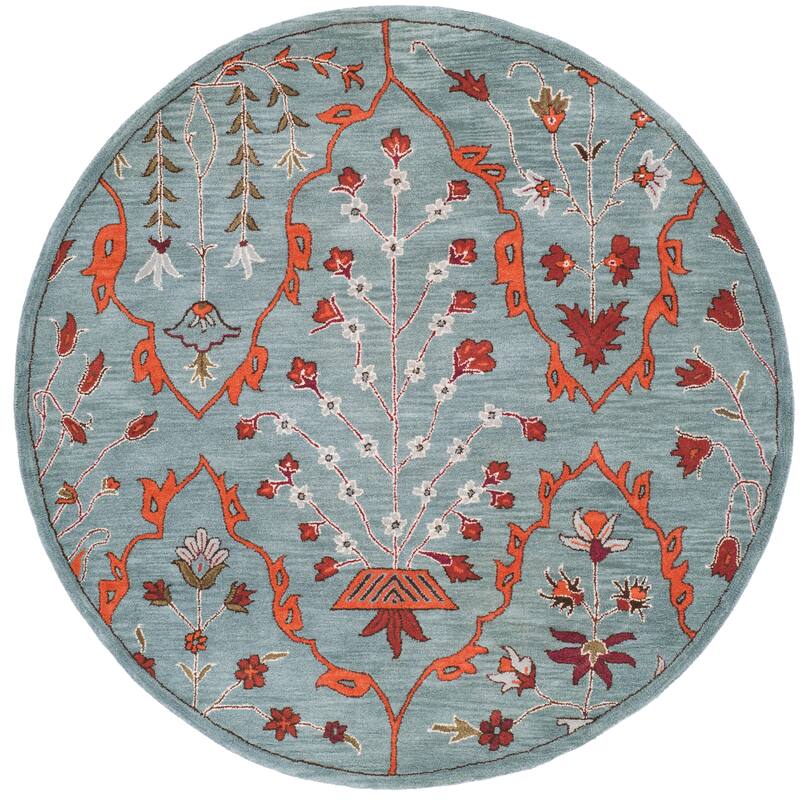 SAFAVIEH Handmade Wyndham Iori Modern Wool Rug