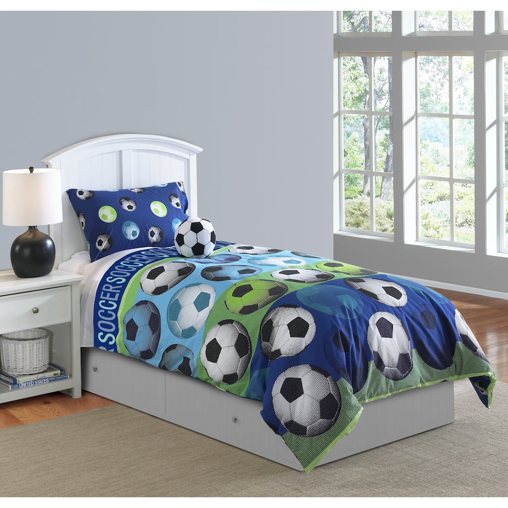 Riverbrook Home Soccer League 4 Piece Comforter Set