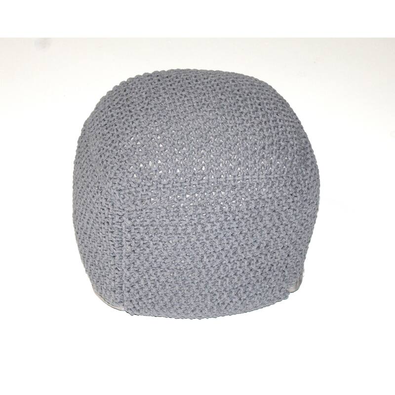 Cable Knitted Handmade Perfect Seating for Children and Adults Footrest