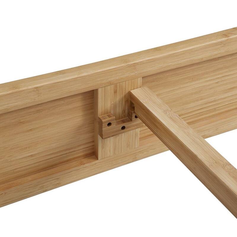 Willow Queen Platform Bed, Caramelized