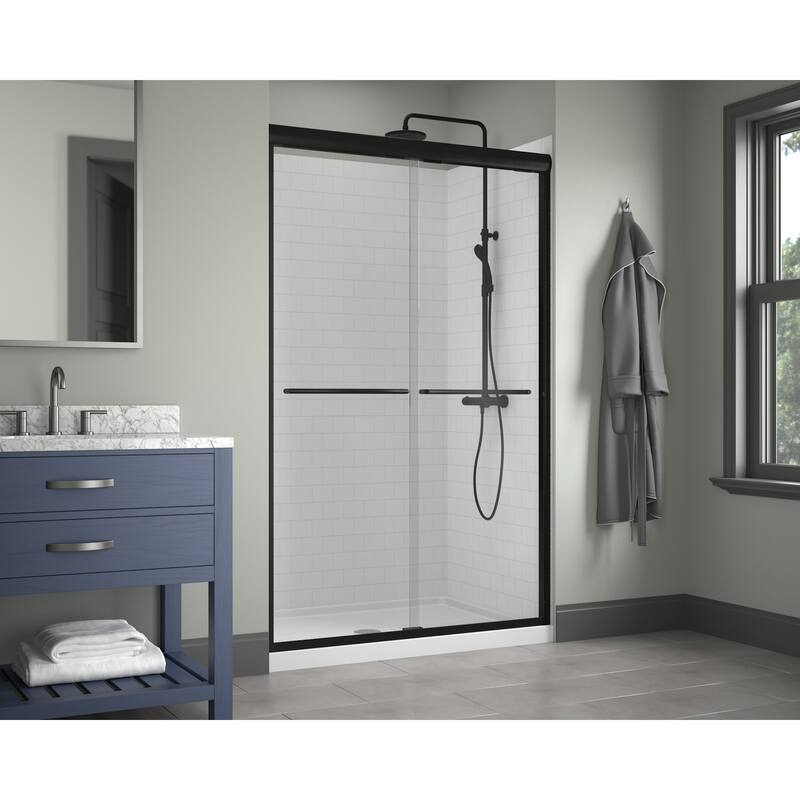 CRAFT + MAIN CVSS4665-CL Cove 65" High x 46" Wide Sliding Frameless