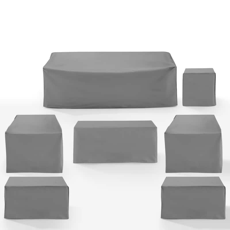 Crosley 7Pc Outdoor Furniture Cover Set