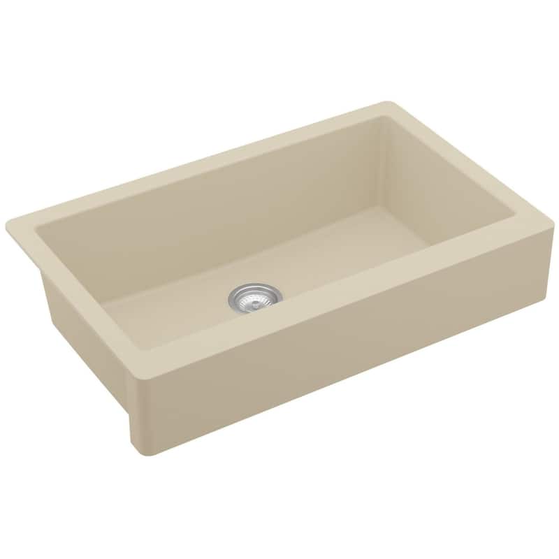 Karran USA QAR-740 Retrofit Farmhouse/Apron-Front Quartz/Granite 34" - Bisque