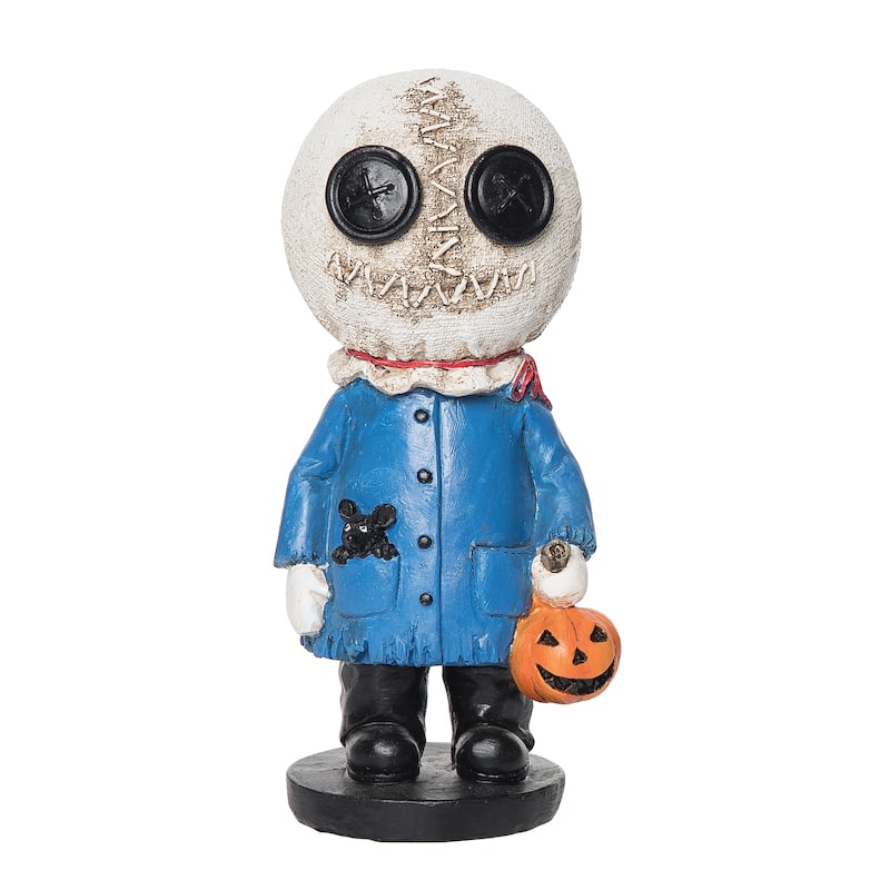 Kid with Skeleton Head Halloween Figure