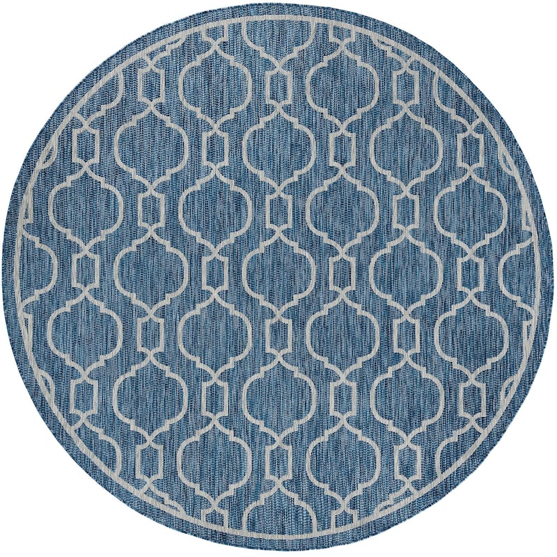 Colonnade Transitional Geometric Indoor/Outdoor Area Rug