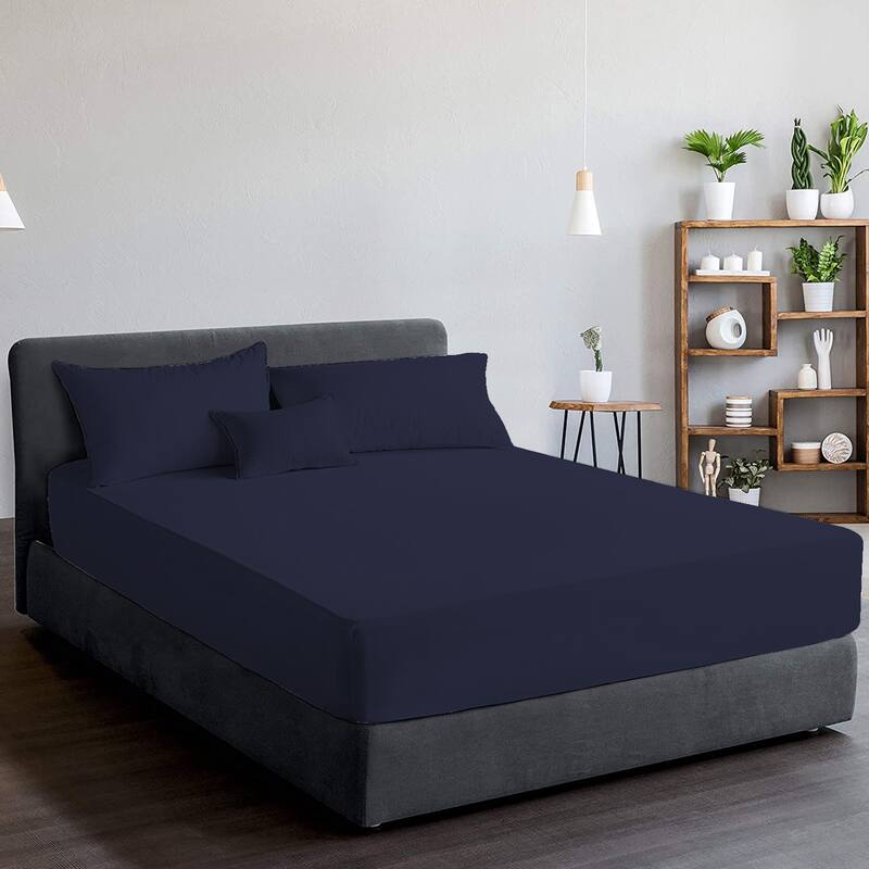 100% Cotton Lightweight & Breathable Percale Weave Fitted Sheet