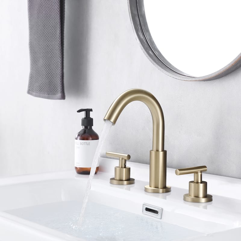 Rbrohant Widespread Faucet 2-handle Bathroom Faucet