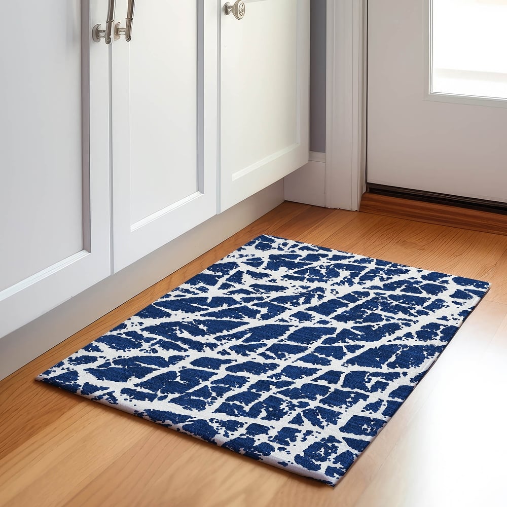 Premium Washable Super Soft Modern Crackle Mayfield Rug