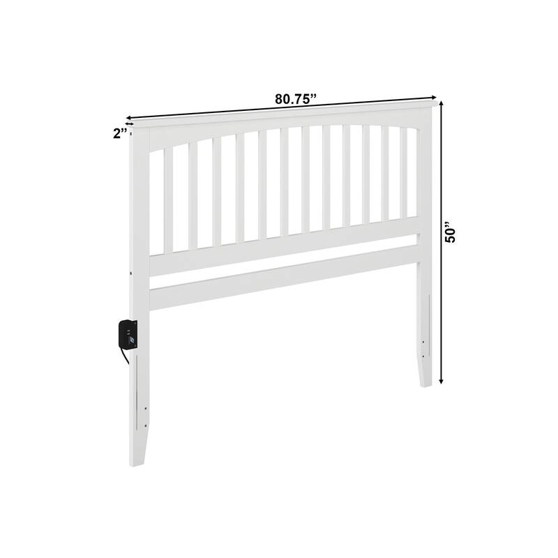 AFI Mission Headboard with Attachable Charger