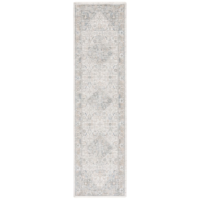 Lauren Ralph Lauren Jikke Traditional Oriental Rug - 2'2" x 8' Runner - Ivory/Blue