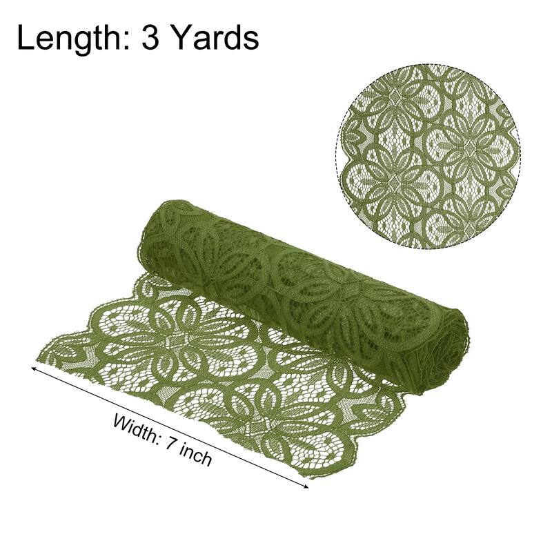 Lace Ribbon 7 Inch Lace Flower Trim for Craft Gift Wrappers Wedding