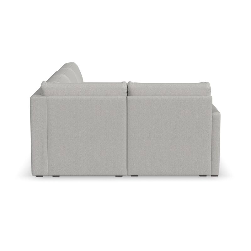 Flexsteel Fabric 4-Seat Modular Sectional in Light Tan