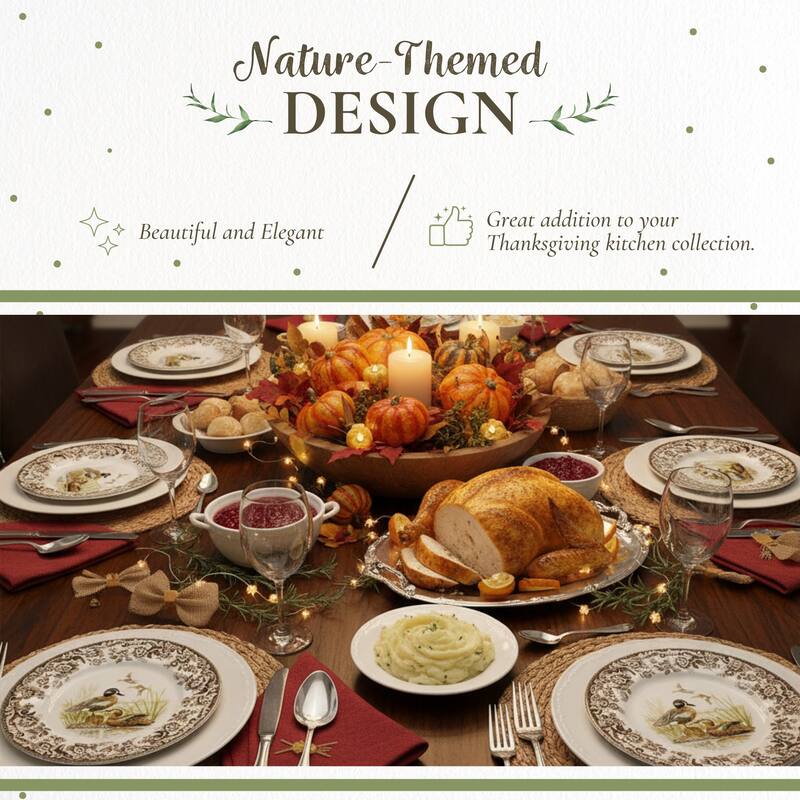 Spode Woodland Salad Plate Birds Motif - 8 inch