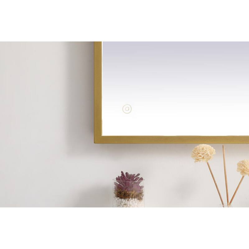 Elegant Lighting MRE62736 Pier 36" W x 27" H Modern Rectangular