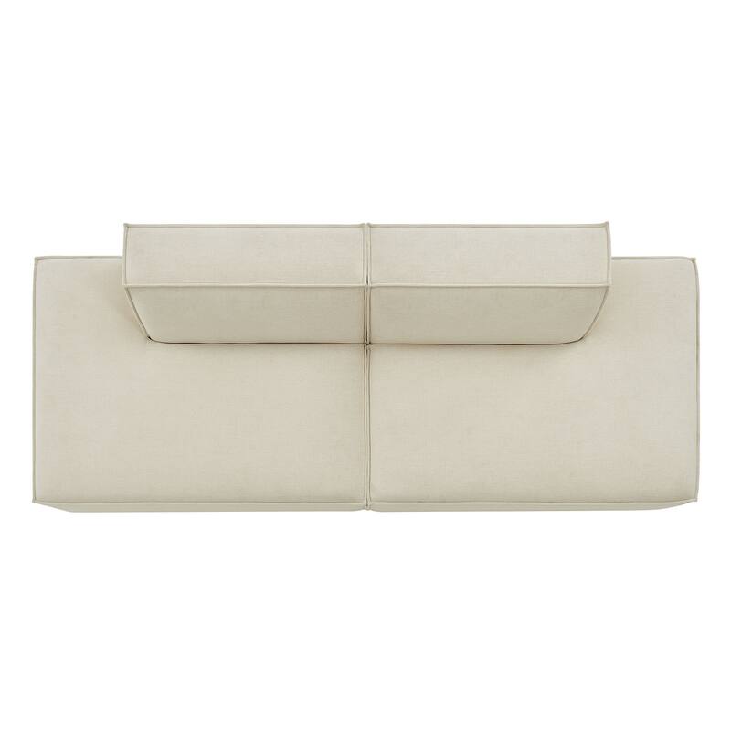 Restore 2-Piece Performance Fabric Upholstered Modular Loveseat