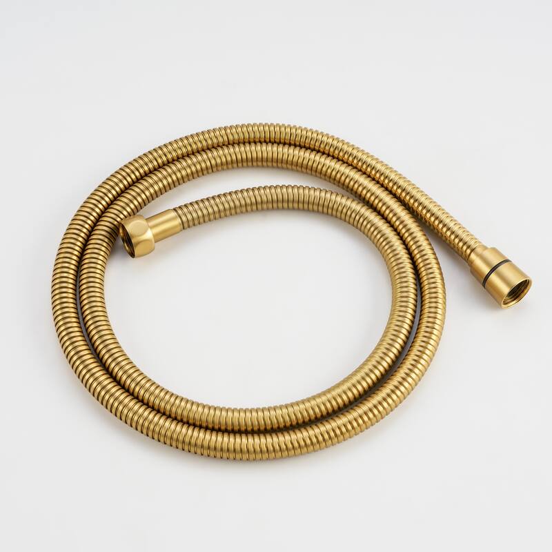 12 in. Shower System Shower Head With Hand shower And Pressure Balance Valve,Brushed Gold