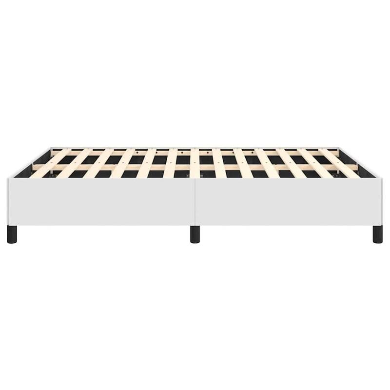 vidaXL Bed Frame, Faux Leather, No Mattress