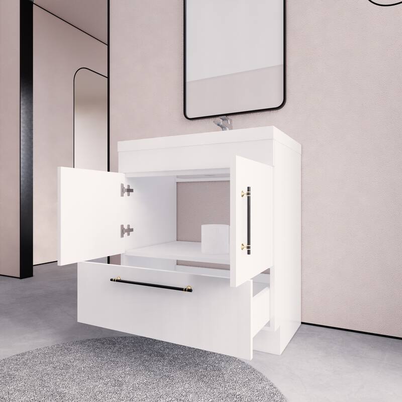 Eliza 30'' Freestanding Vanity with Single Sink