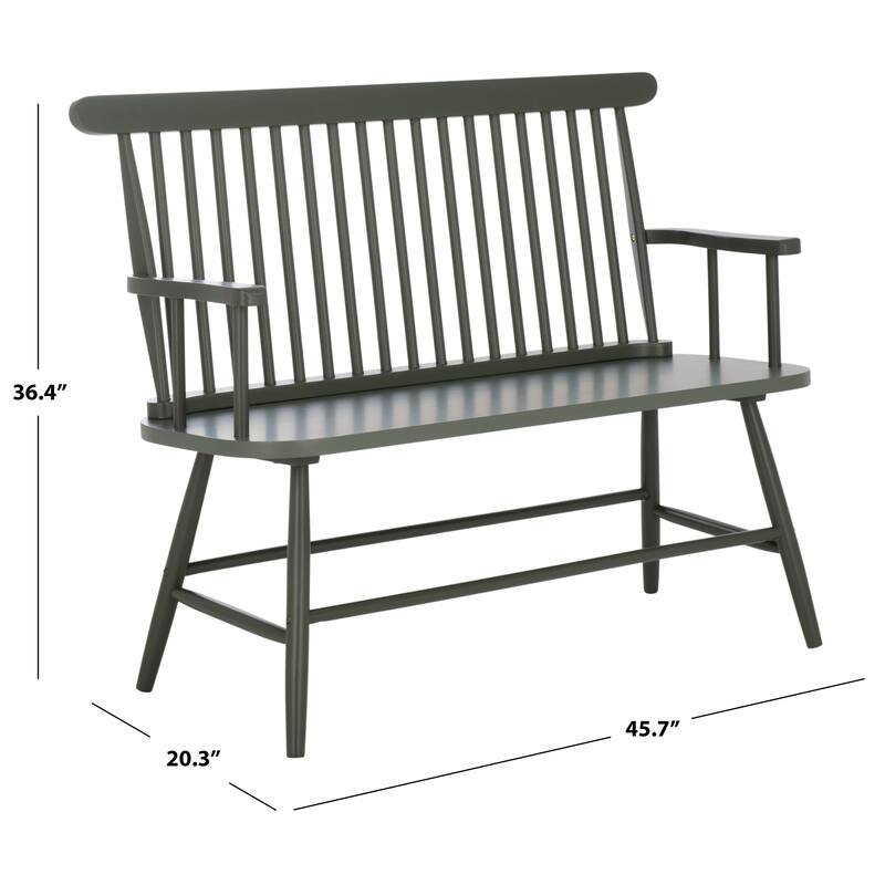 SAFAVIEH HOME Eton Bench - 46"W x 20"D x 36"H