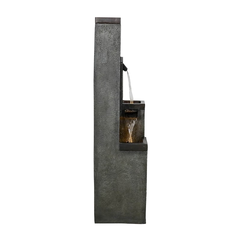 39.3'' H 4-Tier Outdoor Indoor Water Fountains Decor for Garden,Patio